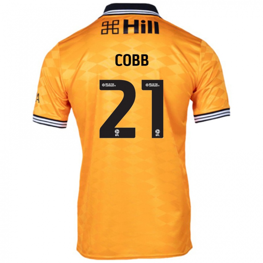 Kinder Serena Cobb #21 Orange Heimtrikot Trikot 2024/25 T-Shirt