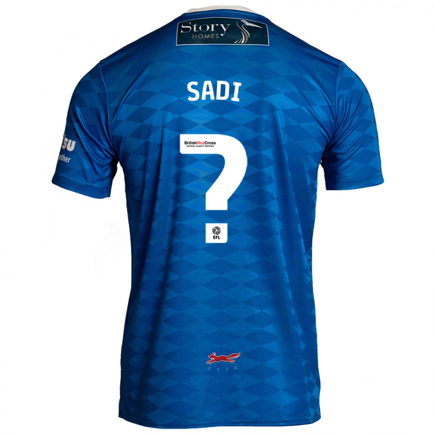 Kinder Dominic Sadi #0 Blau Heimtrikot Trikot 2024/25 T-Shirt