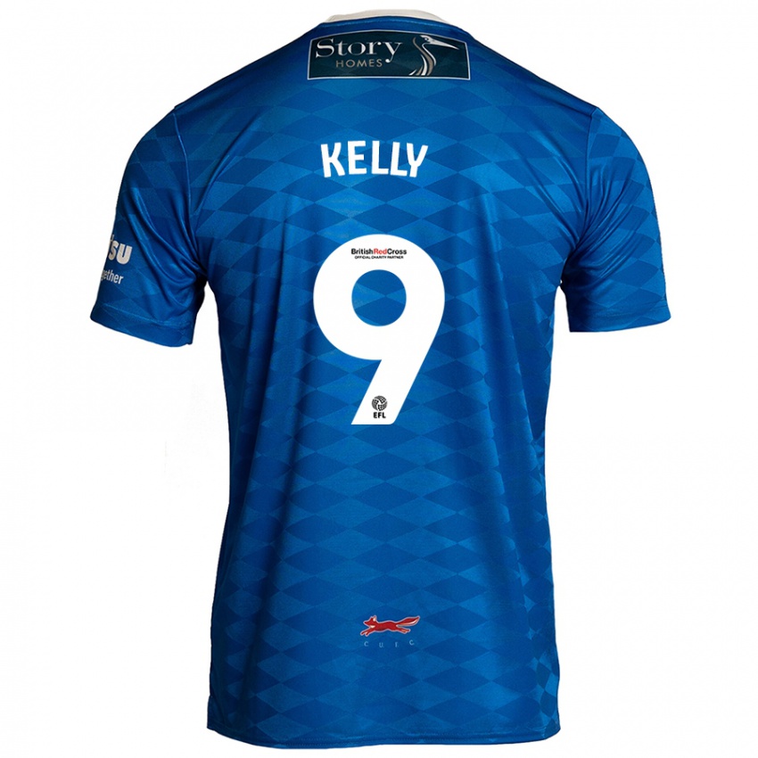 Kinder Georgie Kelly #9 Blau Heimtrikot Trikot 2024/25 T-Shirt