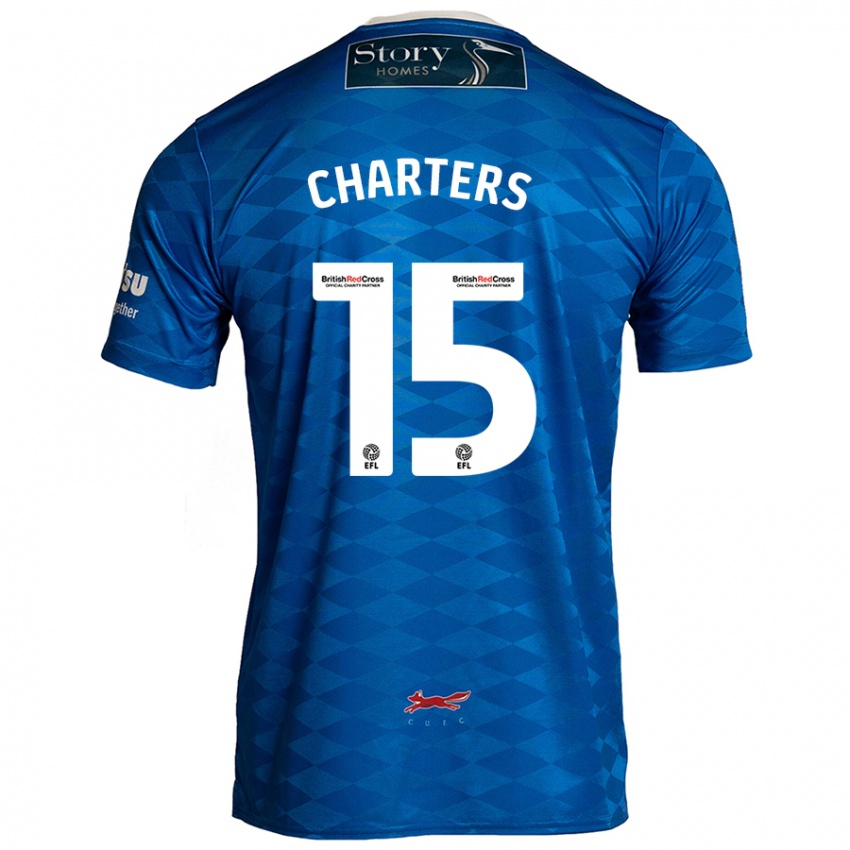 Kinder Taylor Charters #15 Blau Heimtrikot Trikot 2024/25 T-Shirt