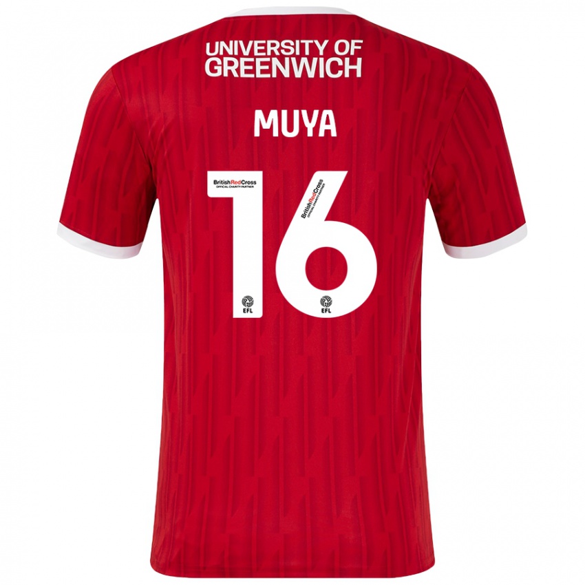 Kinder Karin Muya #16 Rot Weiß Heimtrikot Trikot 2024/25 T-Shirt