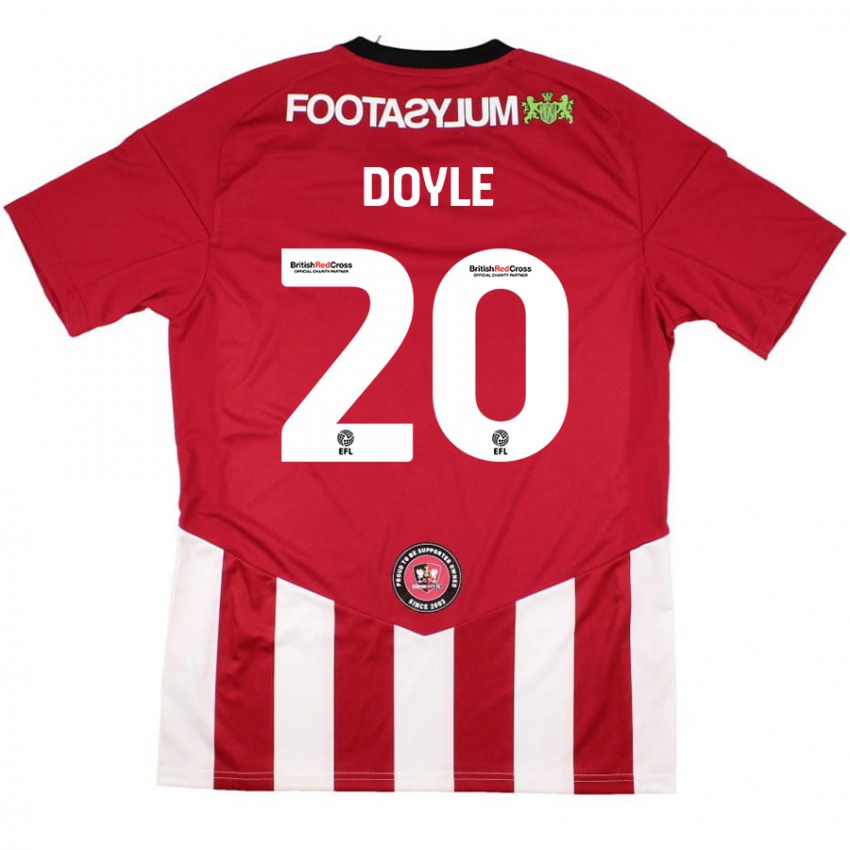 Kinder Kamari Doyle #20 Rot Weiß Heimtrikot Trikot 2024/25 T-Shirt