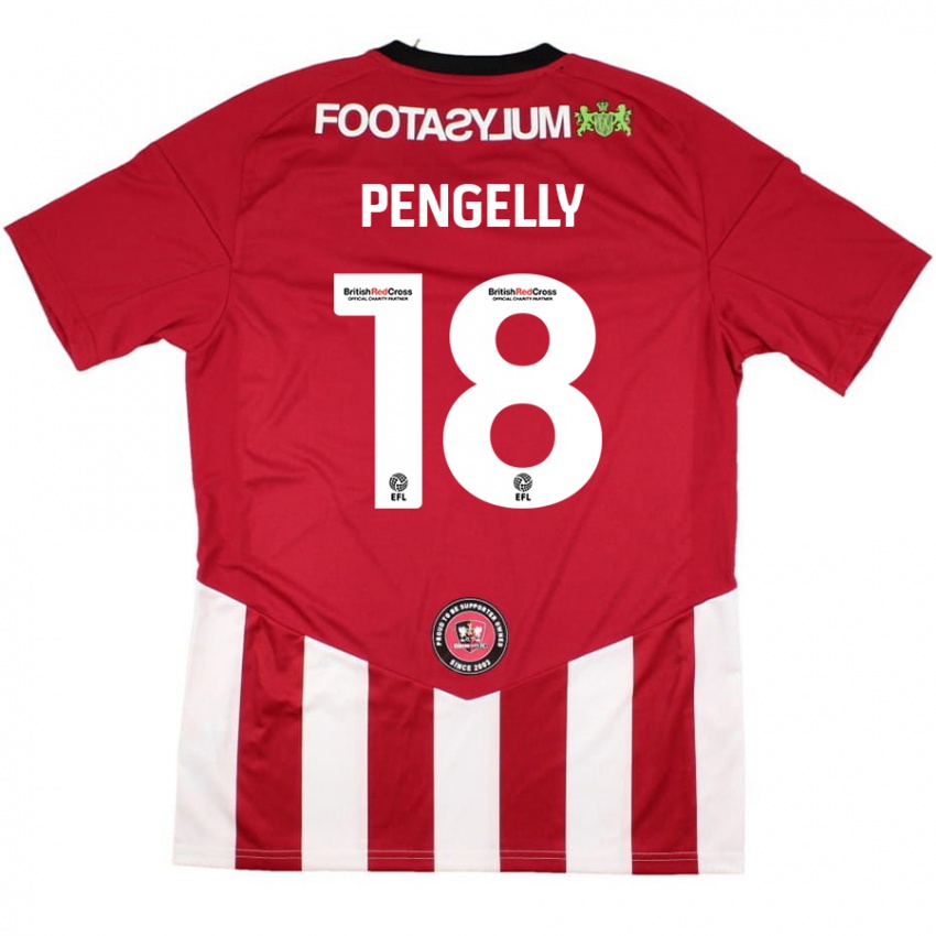 Kinder Connie Pengelly #18 Rot Weiß Heimtrikot Trikot 2024/25 T-Shirt