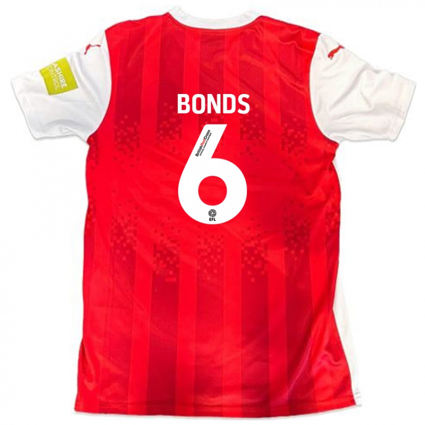 Kinder Elliot Bonds #6 Rot Weiß Heimtrikot Trikot 2024/25 T-Shirt