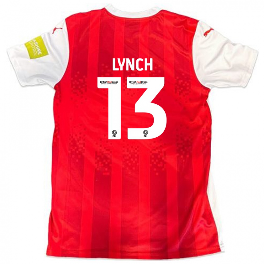 Kinder Jay Lynch #13 Rot Weiß Heimtrikot Trikot 2024/25 T-Shirt