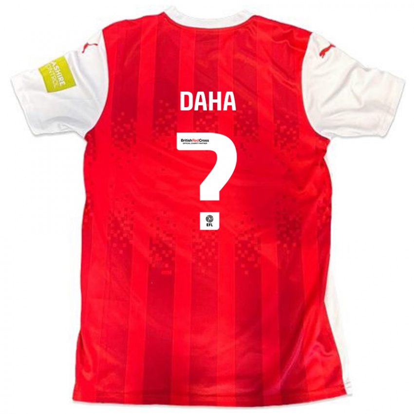 Kinder Hermann Daha #0 Rot Weiß Heimtrikot Trikot 2024/25 T-Shirt