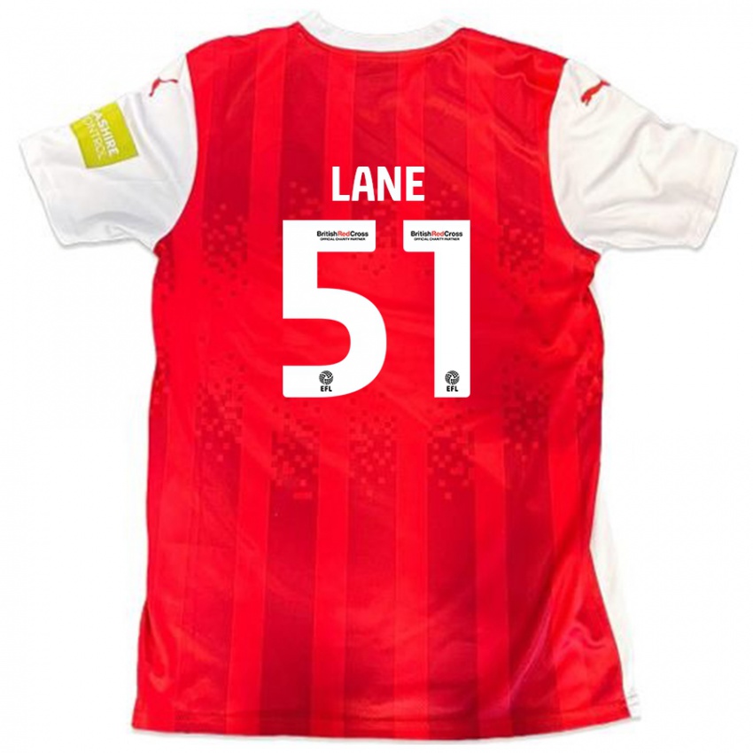 Kinder Mikey Lane #51 Rot Weiß Heimtrikot Trikot 2024/25 T-Shirt