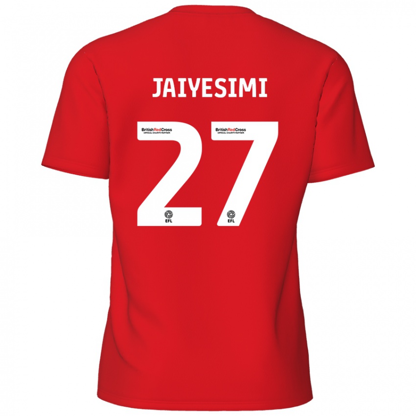 Kinder Diallang Jaiyesimi #27 Rot Heimtrikot Trikot 2024/25 T-Shirt