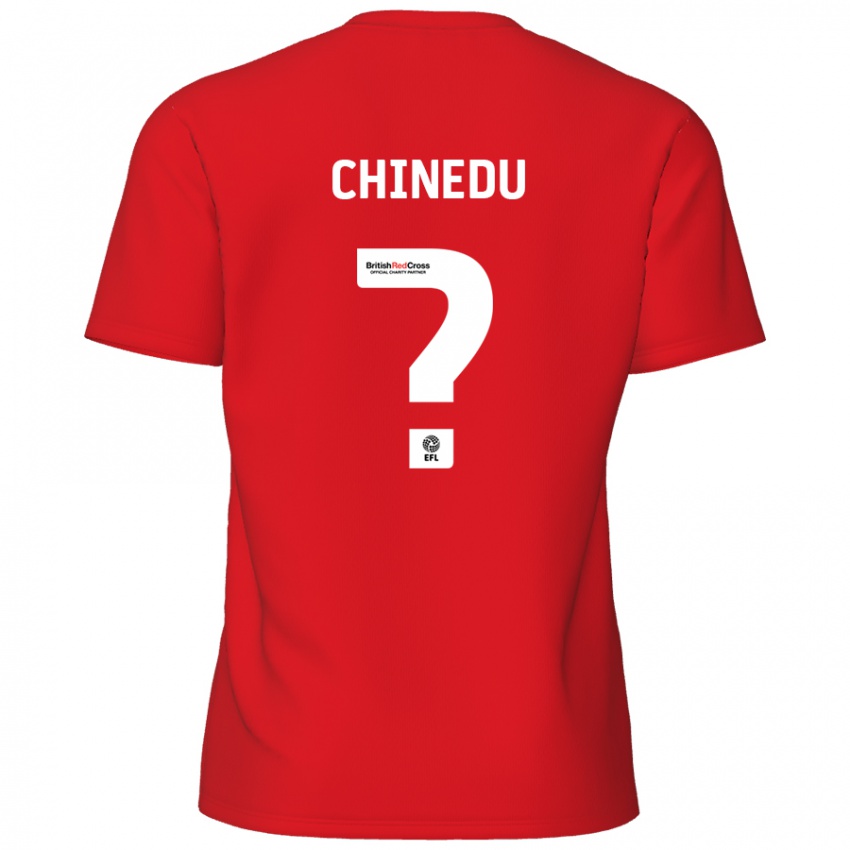 Kinder Phillip Chinedu #0 Rot Heimtrikot Trikot 2024/25 T-Shirt