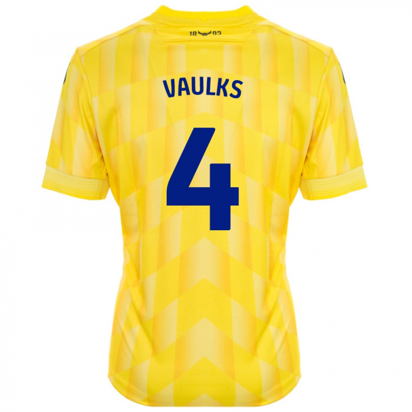 Kinder Will Vaulks #4 Gelb Heimtrikot Trikot 2024/25 T-Shirt