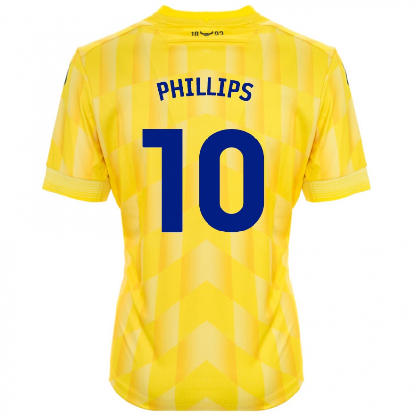 Kinder Matt Phillips #10 Gelb Heimtrikot Trikot 2024/25 T-Shirt