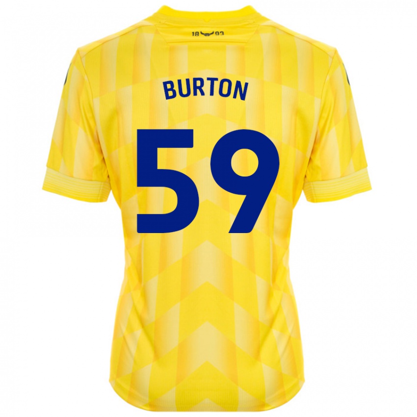 Kinder Kasway Burton #59 Gelb Heimtrikot Trikot 2024/25 T-Shirt