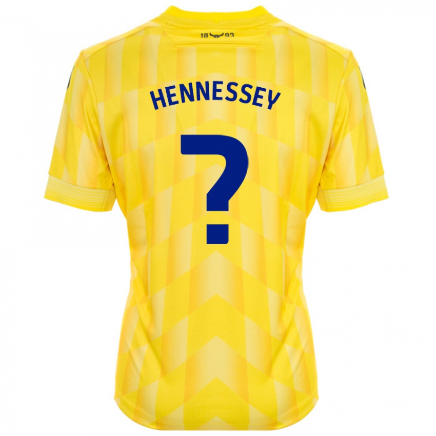 Kinder Laura Hennessey #0 Gelb Heimtrikot Trikot 2024/25 T-Shirt