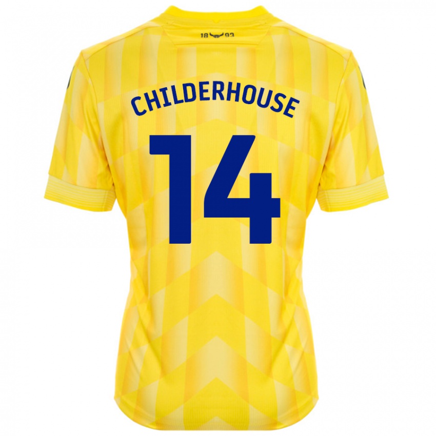 Kinder Molly Childerhouse #14 Gelb Heimtrikot Trikot 2024/25 T-Shirt