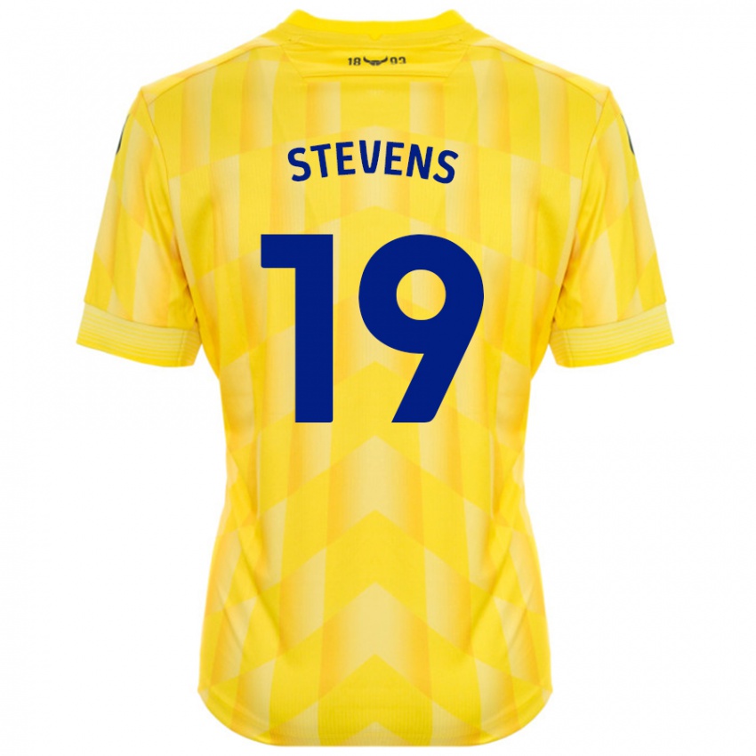 Kinder Lily Stevens #19 Gelb Heimtrikot Trikot 2024/25 T-Shirt