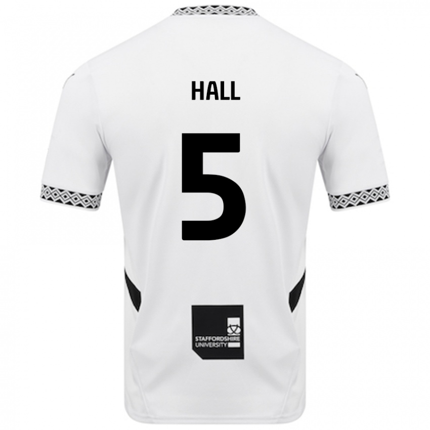 Kinder Connor Hall #5 Weiß Heimtrikot Trikot 2024/25 T-Shirt