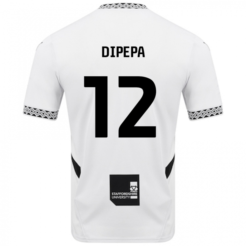 Kinder Baylee Dipepa #12 Weiß Heimtrikot Trikot 2024/25 T-Shirt