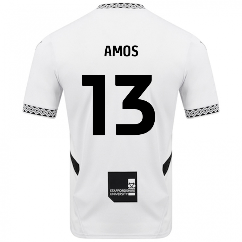 Kinder Ben Amos #13 Weiß Heimtrikot Trikot 2024/25 T-Shirt