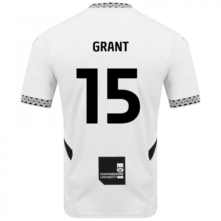 Kinder Conor Grant #15 Weiß Heimtrikot Trikot 2024/25 T-Shirt