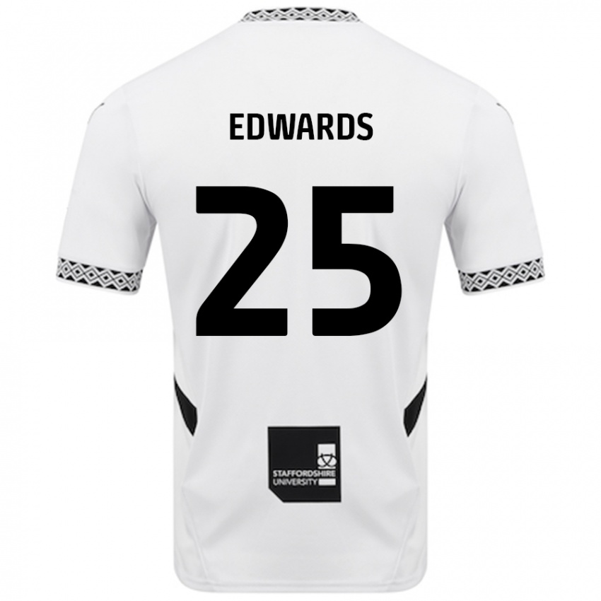 Kinder Diamond Edwards #25 Weiß Heimtrikot Trikot 2024/25 T-Shirt