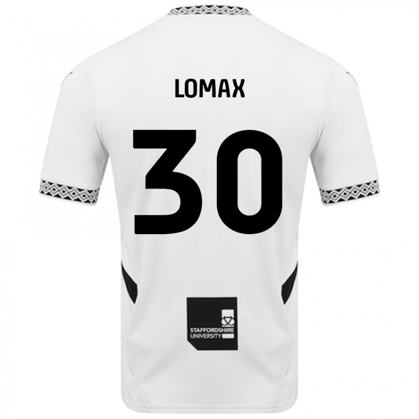 Kinder Ben Lomax #30 Weiß Heimtrikot Trikot 2024/25 T-Shirt