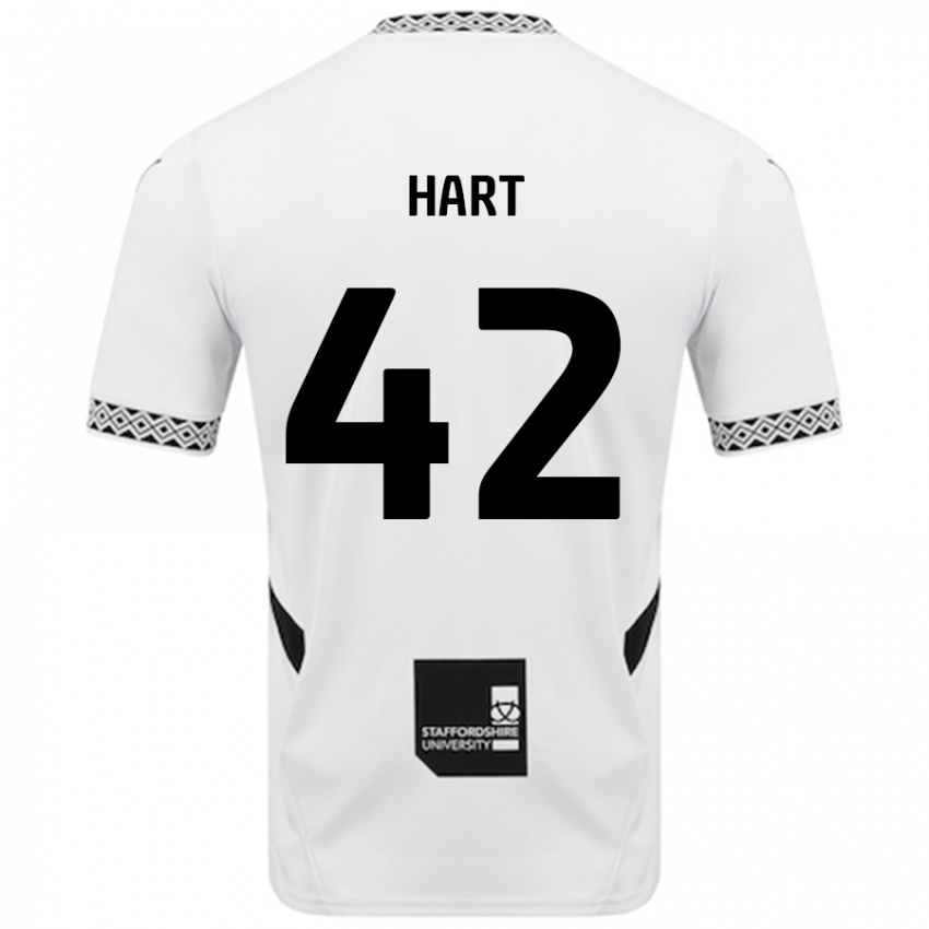 Kinder Sam Hart #42 Weiß Heimtrikot Trikot 2024/25 T-Shirt