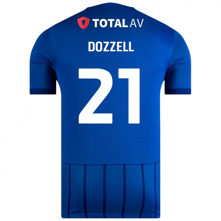 Kinder Andre Dozzell #21 Blau Heimtrikot Trikot 2024/25 T-Shirt