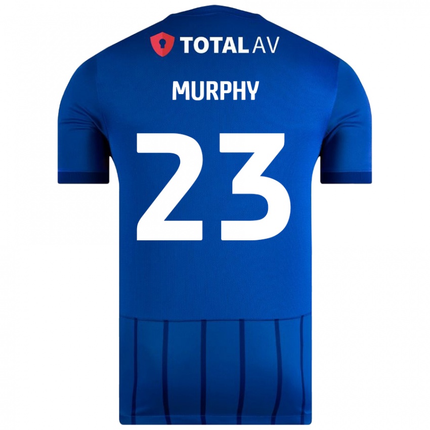 Kinder Josh Murphy #23 Blau Heimtrikot Trikot 2024/25 T-Shirt