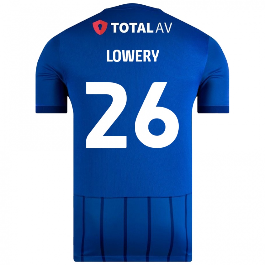 Kinder Tom Lowery #26 Blau Heimtrikot Trikot 2024/25 T-Shirt