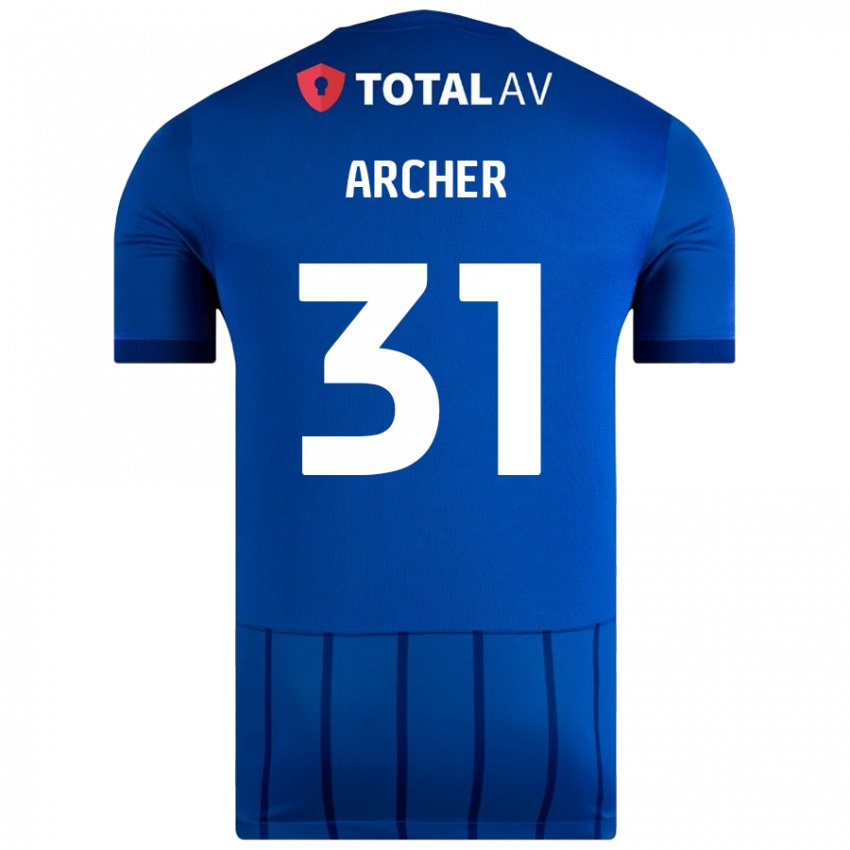 Kinder Jordan Archer #31 Blau Heimtrikot Trikot 2024/25 T-Shirt