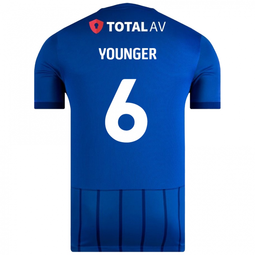 Kinder Jazz Younger #6 Blau Heimtrikot Trikot 2024/25 T-Shirt