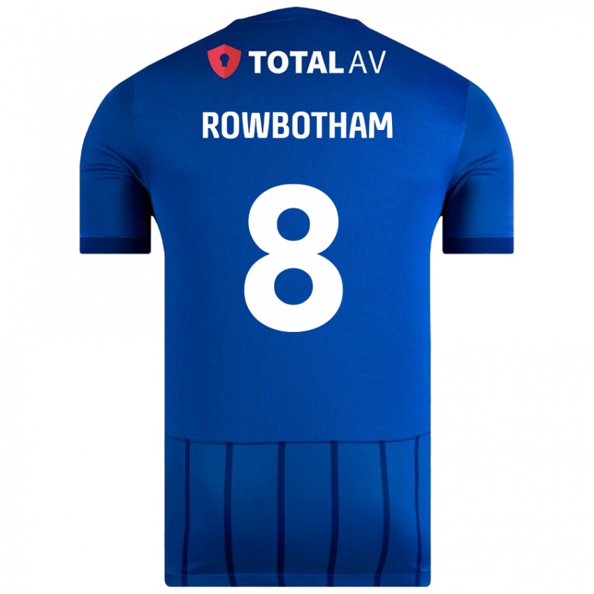 Kinder Ava Rowbotham #8 Blau Heimtrikot Trikot 2024/25 T-Shirt