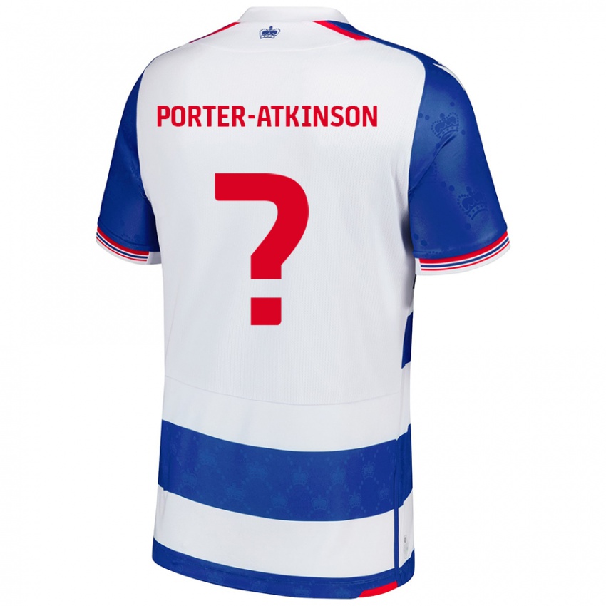 Kinder Jayden Porter-Atkinson #0 Blau Weiß Heimtrikot Trikot 2024/25 T-Shirt