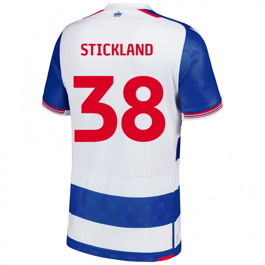 Kinder Michael Stickland #38 Blau Weiß Heimtrikot Trikot 2024/25 T-Shirt