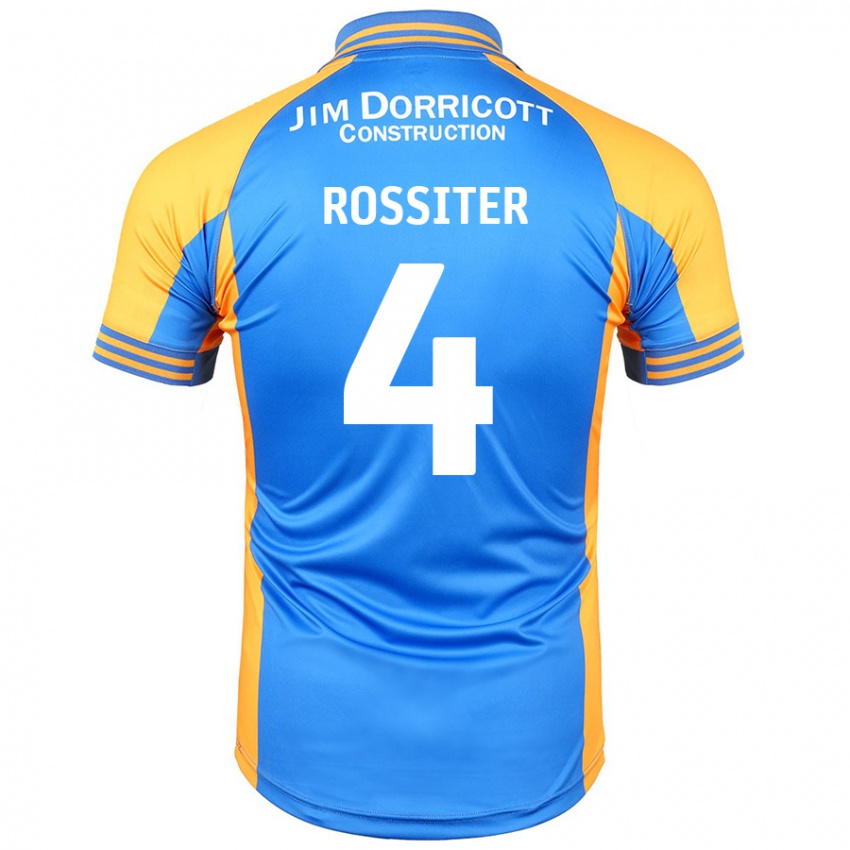 Kinder Jordan Rossiter #4 Blau Bernstein Heimtrikot Trikot 2024/25 T-Shirt