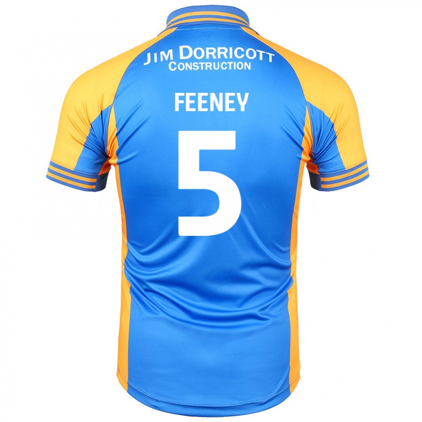 Kinder Morgan Feeney #5 Blau Bernstein Heimtrikot Trikot 2024/25 T-Shirt