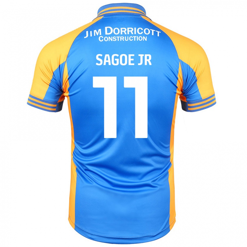 Kinder Charles Sagoe Jr #11 Blau Bernstein Heimtrikot Trikot 2024/25 T-Shirt