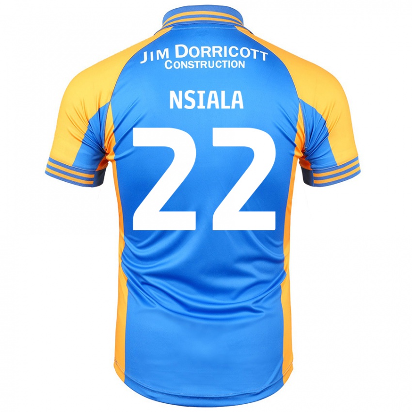 Kinder Toto Nsiala #22 Blau Bernstein Heimtrikot Trikot 2024/25 T-Shirt