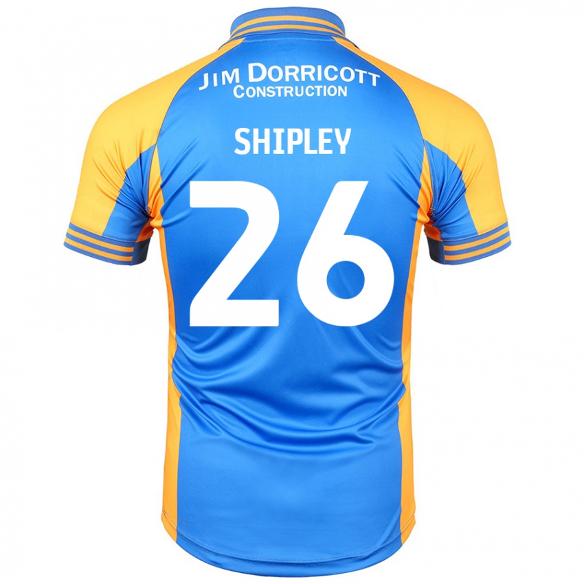 Kinder Jordan Shipley #26 Blau Bernstein Heimtrikot Trikot 2024/25 T-Shirt