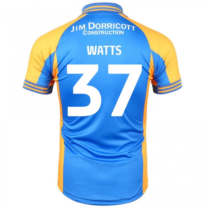 Kinder Harvey Watts #37 Blau Bernstein Heimtrikot Trikot 2024/25 T-Shirt