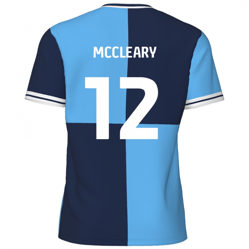 Kinder Garath Mccleary #12 Himmelblau Dunkelblau Heimtrikot Trikot 2024/25 T-Shirt