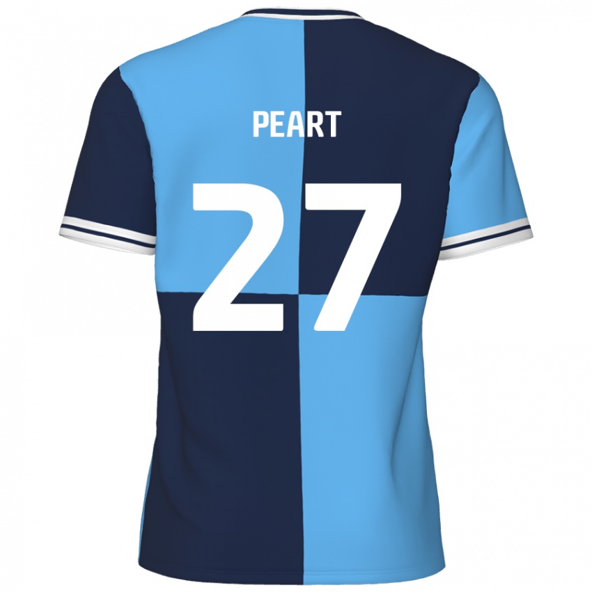 Kinder Brody Peart #27 Himmelblau Dunkelblau Heimtrikot Trikot 2024/25 T-Shirt