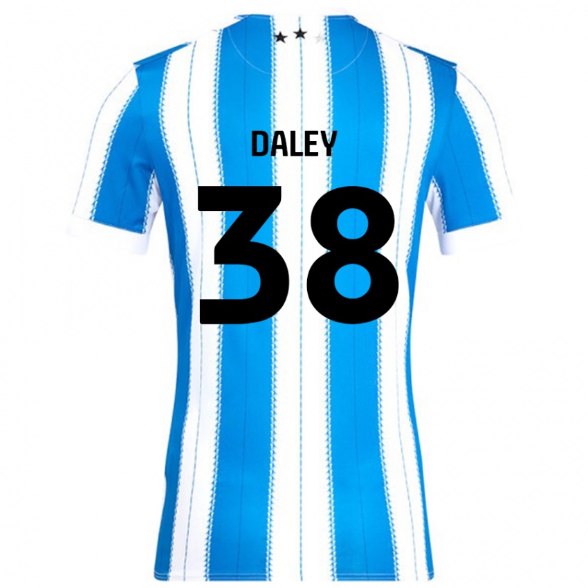 Kinder Luke Daley #38 Blau Weiß Heimtrikot Trikot 2024/25 T-Shirt