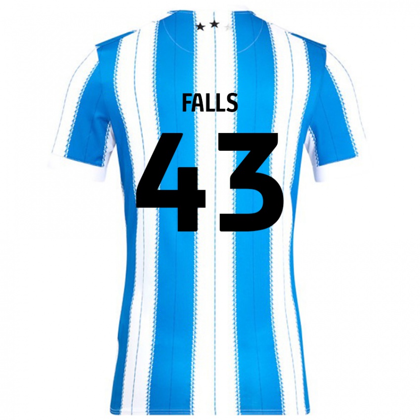 Kinder Conor Falls #43 Blau Weiß Heimtrikot Trikot 2024/25 T-Shirt