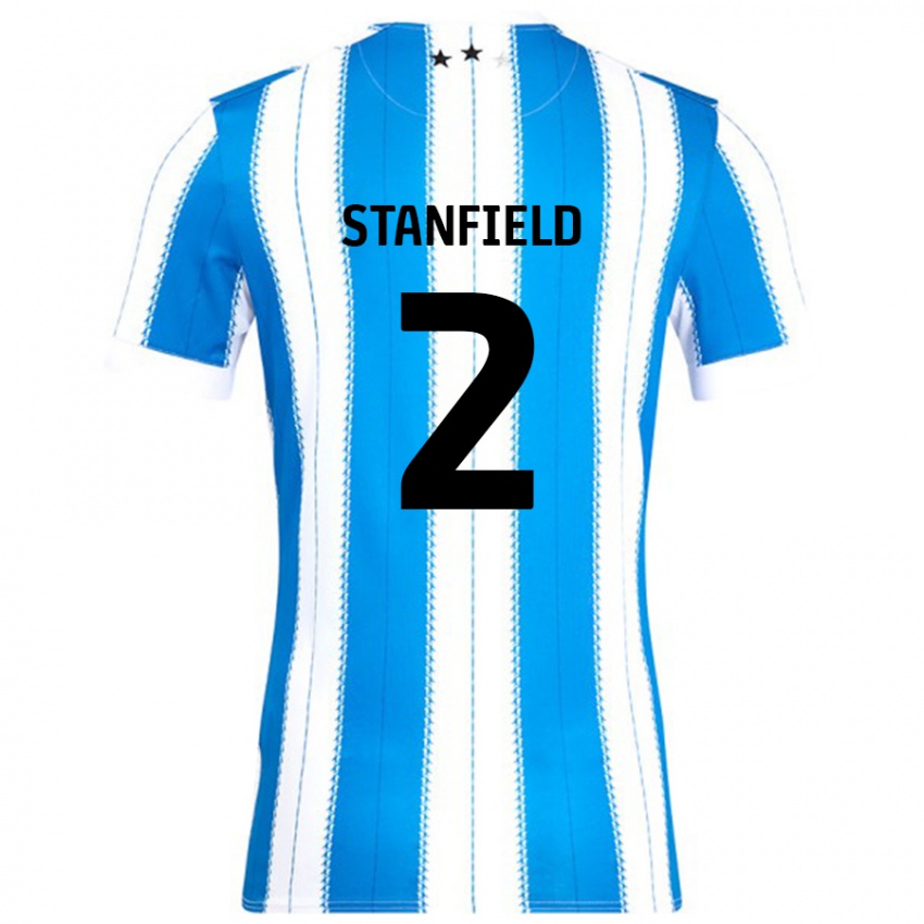 Kinder Beth Stanfield #2 Blau Weiß Heimtrikot Trikot 2024/25 T-Shirt