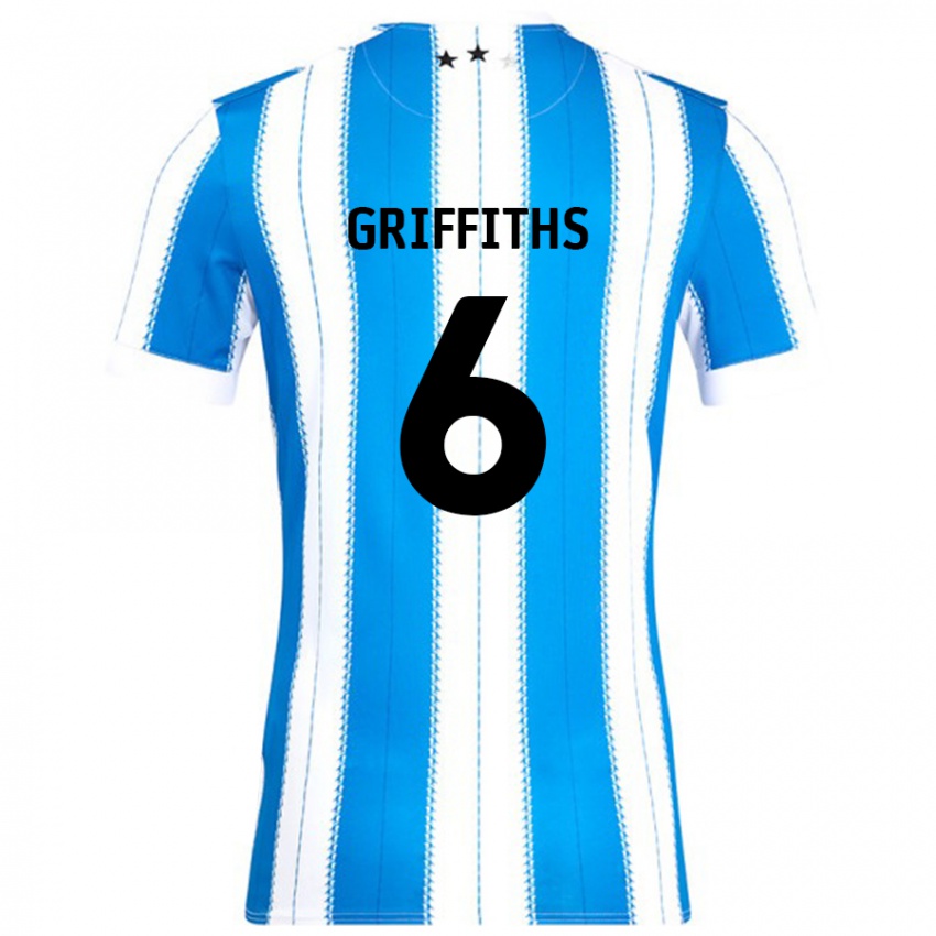 Kinder Lauren Griffiths #6 Blau Weiß Heimtrikot Trikot 2024/25 T-Shirt