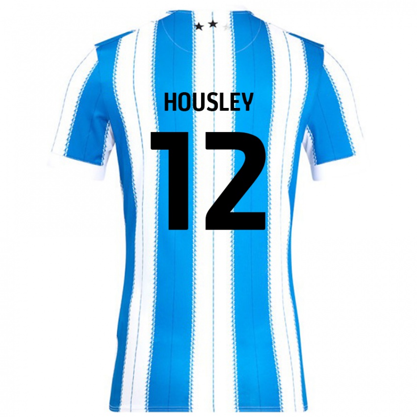 Kinder Autumn Housley #12 Blau Weiß Heimtrikot Trikot 2024/25 T-Shirt