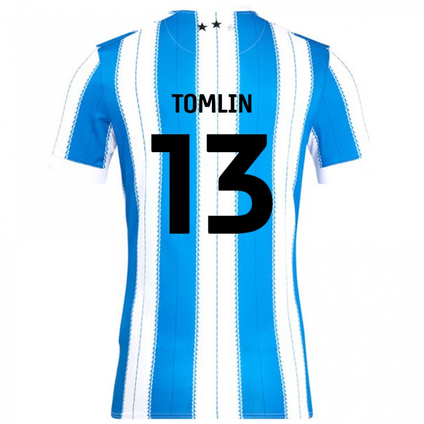 Kinder Phoebe Tomlin #13 Blau Weiß Heimtrikot Trikot 2024/25 T-Shirt