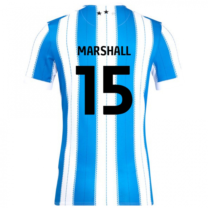 Kinder Georgia Marshall #15 Blau Weiß Heimtrikot Trikot 2024/25 T-Shirt