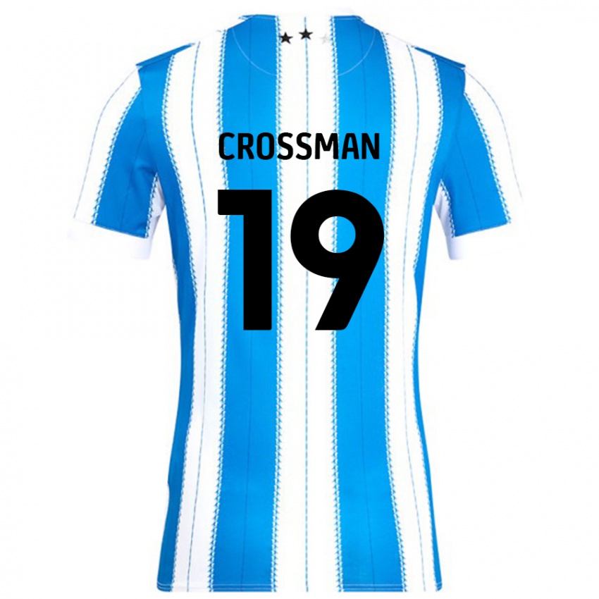 Kinder Paige Crossman #19 Blau Weiß Heimtrikot Trikot 2024/25 T-Shirt